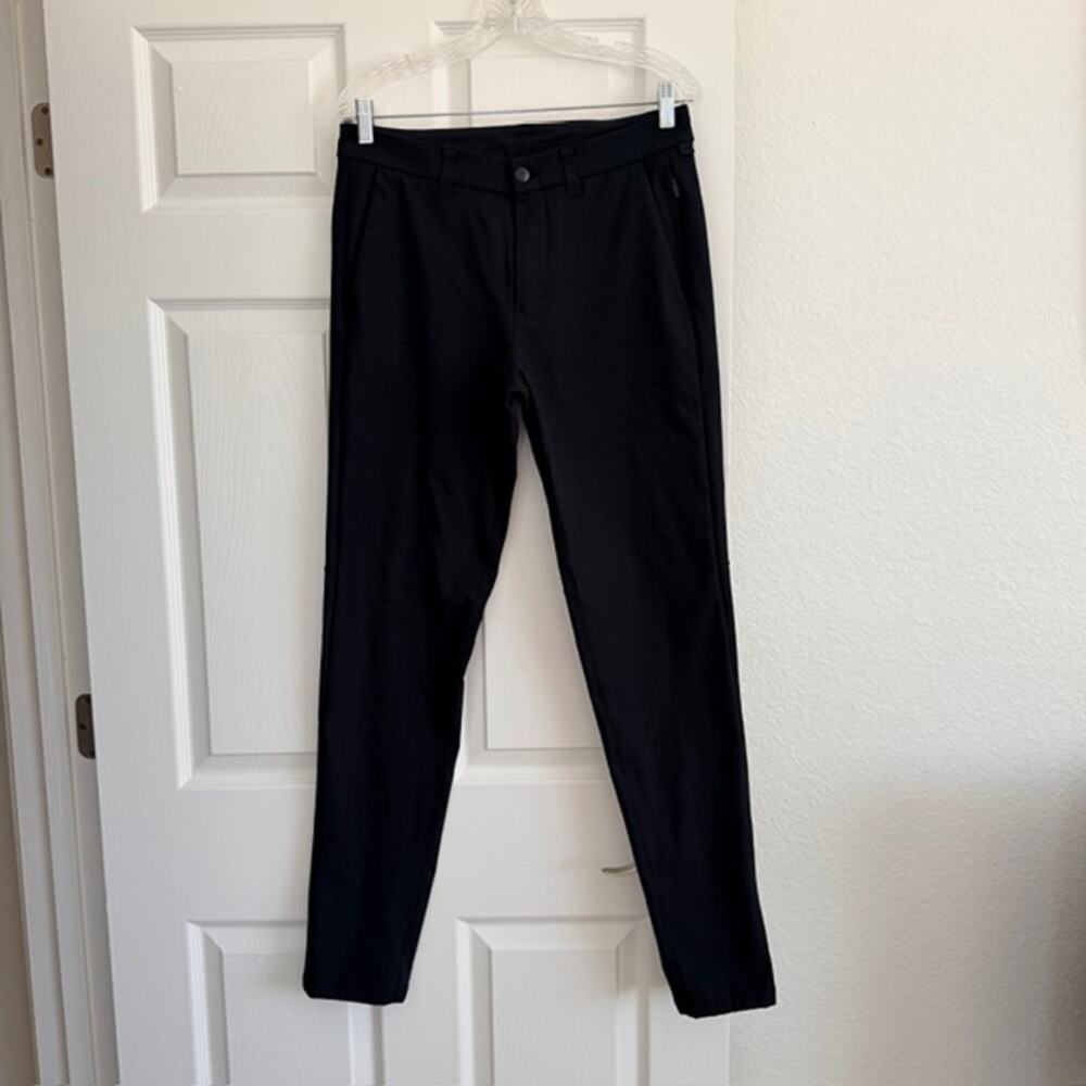 Lululemon Pants Men's 31 Commission Straight Leg Black Athletic Casual Comfort